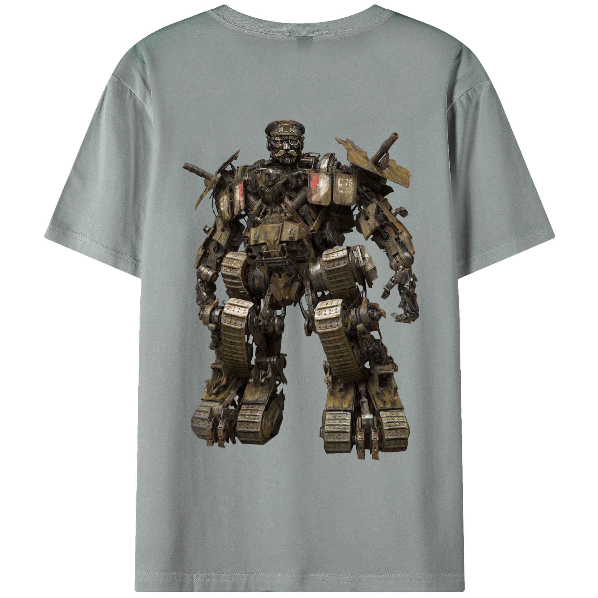 （画像用）  綿100％ メンズ半袖Tシャツ（バックプリント） 通気性